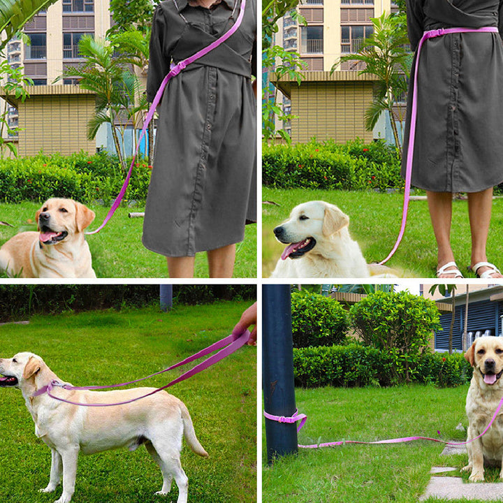 Enhance Your Pet's Adventures with Our New PVC Multifunctional Waterproof Traction Rope