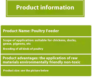 Why Every Poultry Owner Needs the Breeding Supplies Chicken And Duck Feeder