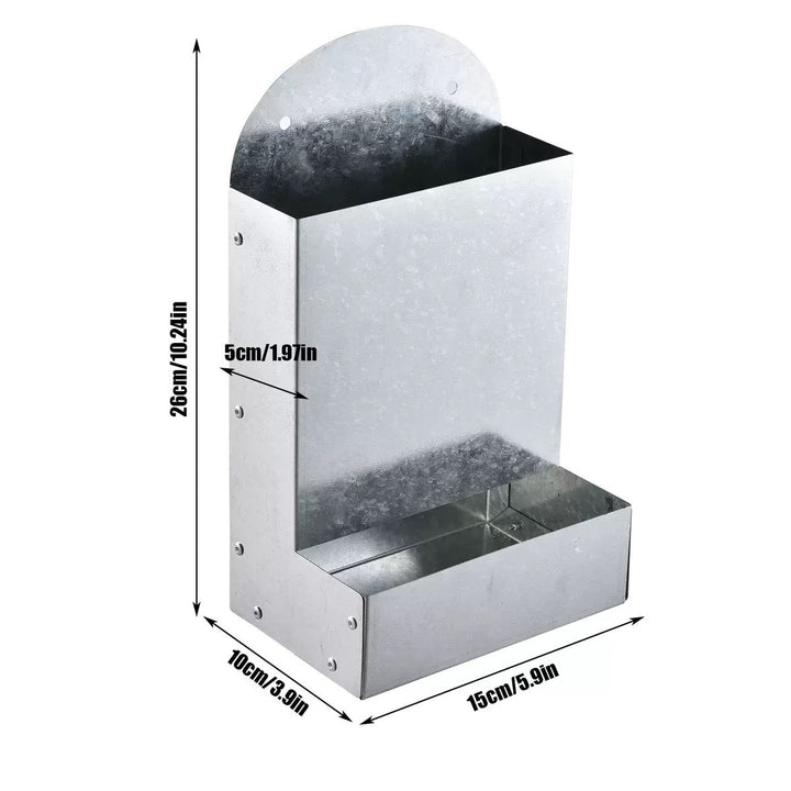 Elevate Your Poultry Feeding Experience with Our Metal Bird Feeder Trough