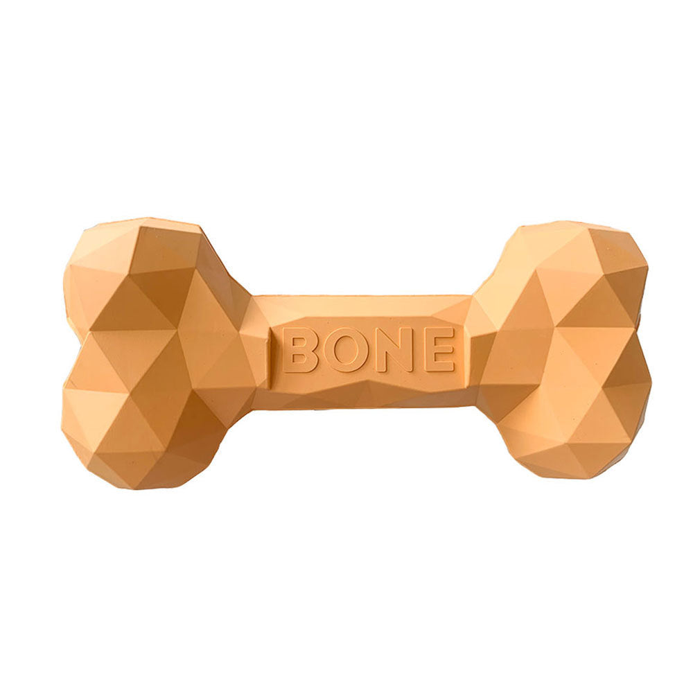 Bite Resistant Rubber Bone Pet Toy For Teeth Grinding
