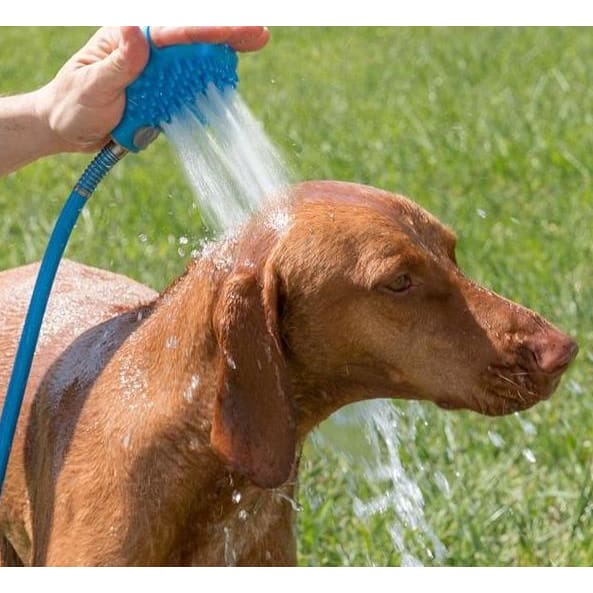 Pet Silicone Bathing Gloves Shower Massage Brush Nozzle Tool
