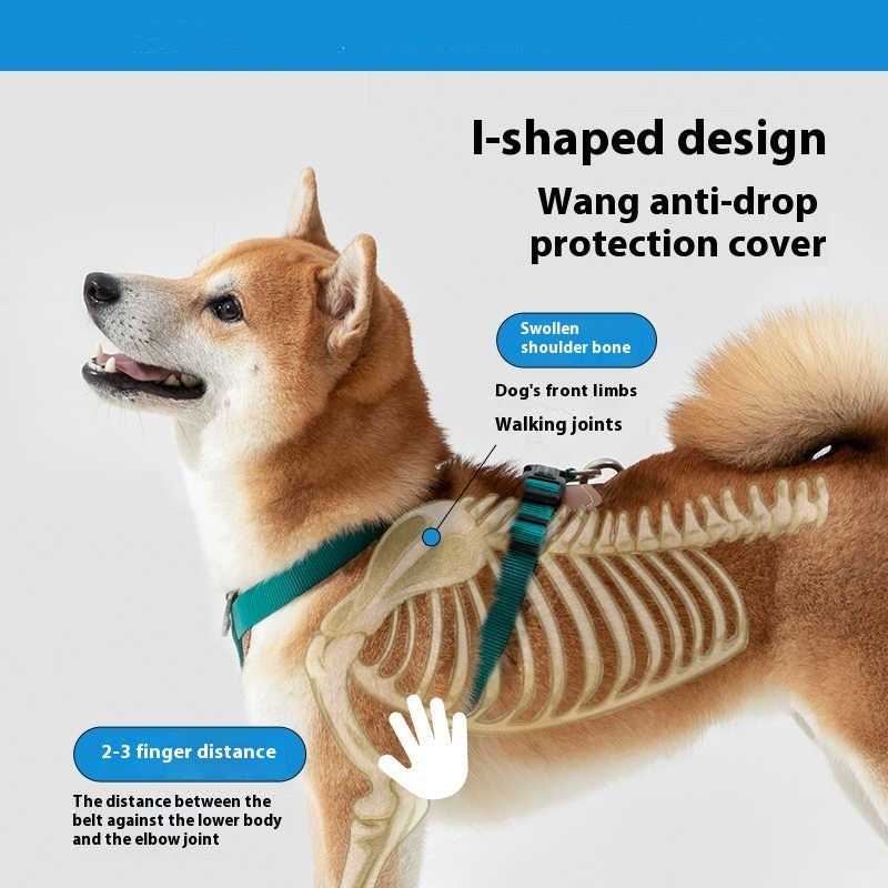 Multifunctional Explosion Proof Pet Chest Strap Leash For Control
