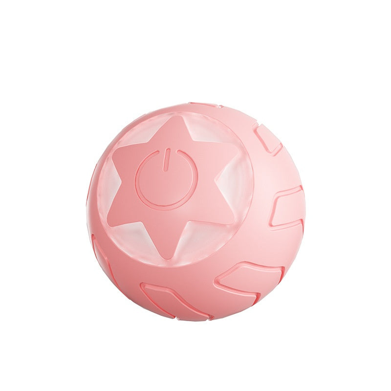 Rolling Ball Pet Toy Durable Self Rotating Bite Resistant