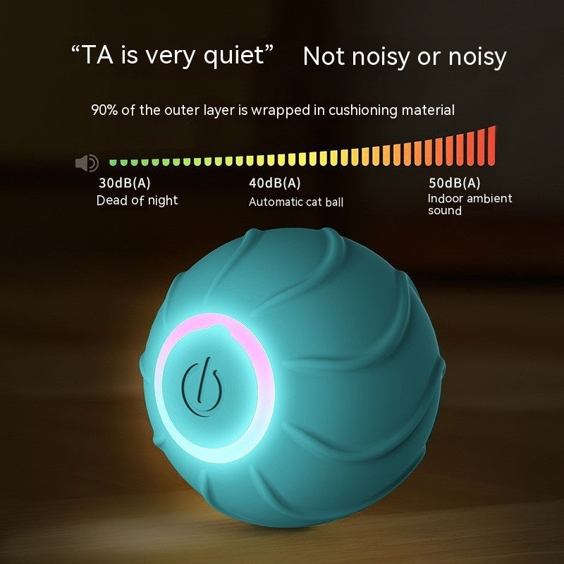 Smart Automatic Rolling Ball Pet Toy With USB Charging