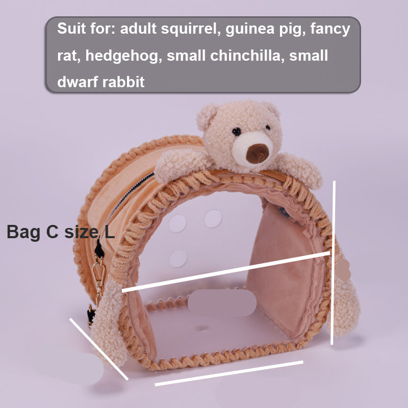 Hamster Cage Pet Out Of Bag Honey