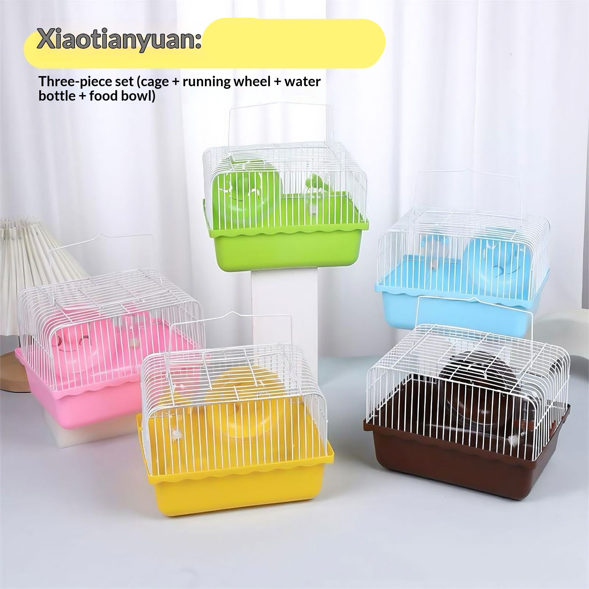 Pastoral Style Hamster Cage Small Affordable Pet Habitat