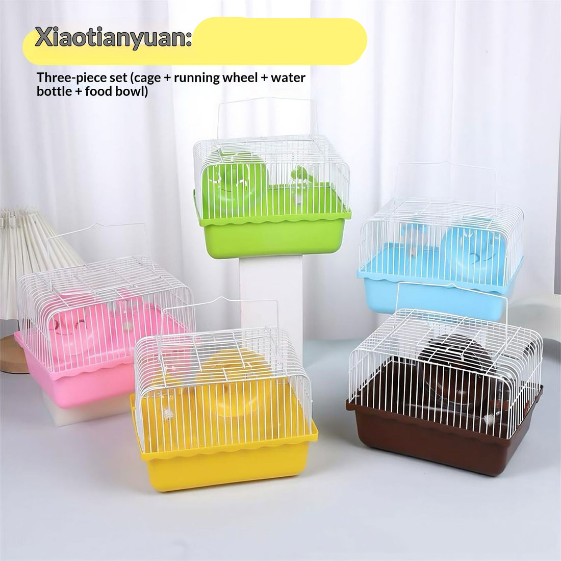 Pastoral Style Hamster Cage Small Affordable Pet Habitat
