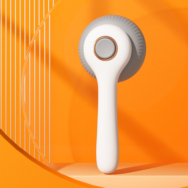 Pet Grooming Brush Self Cleaning Slicker Comb For Fur Removal And Detangling