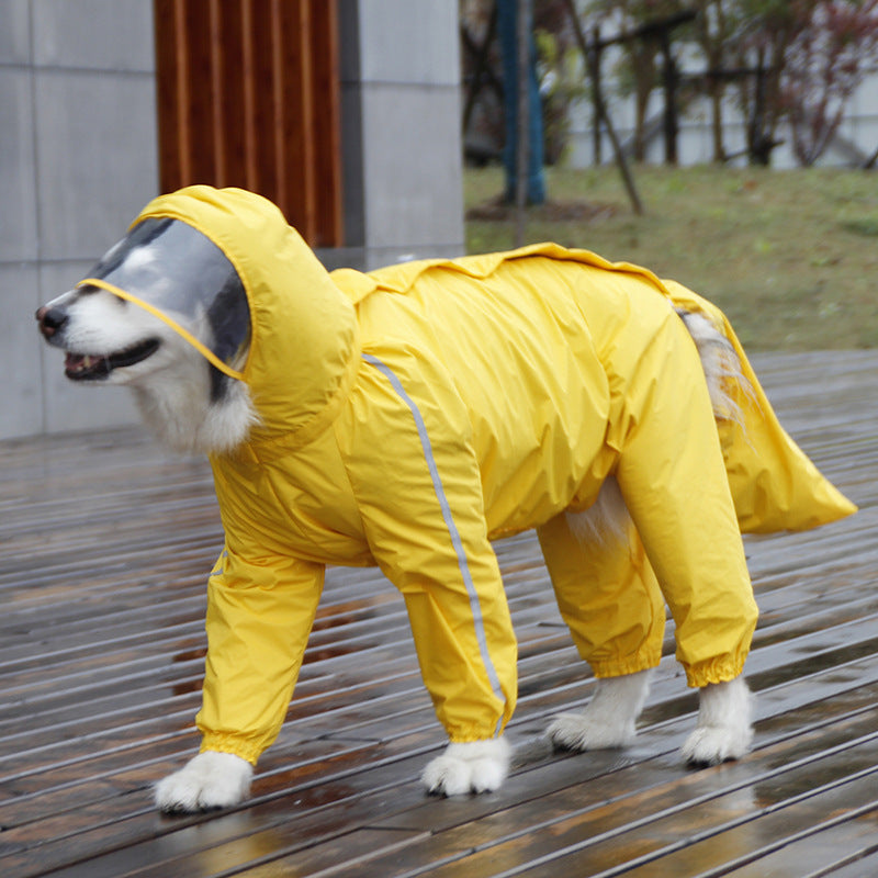 Medium Large Dog Rain Poncho