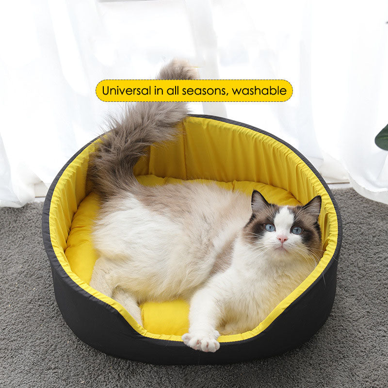 Winter Warm Washable Pet Kennel For All Season Comfort
