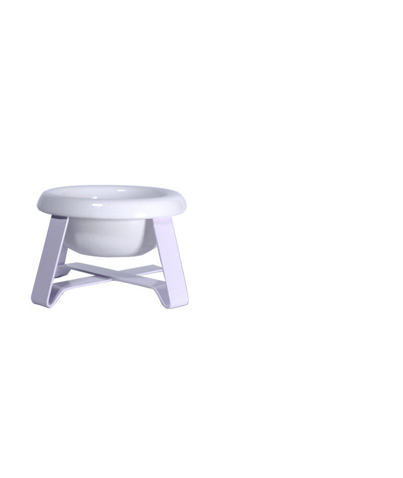 Anti Slip Double Bowl Pet Feeder With Iron Stand