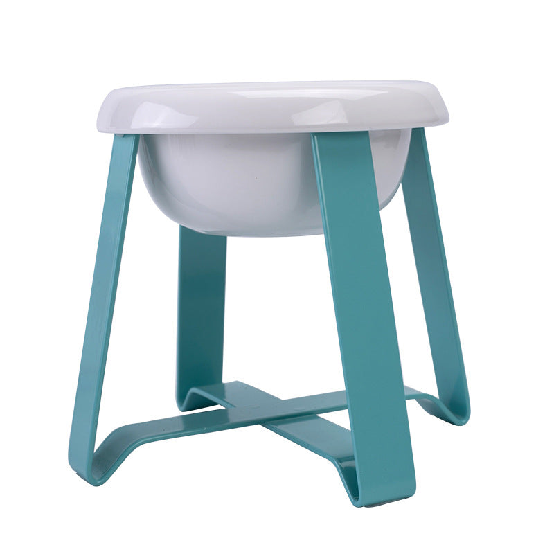 Anti Slip Double Bowl Pet Feeder With Iron Stand