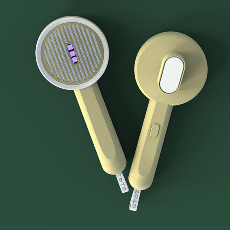 Hoopet 2-In-1 Pet Grooming Comb UVC Detection Hair Removal Brush