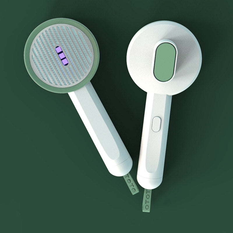 Hoopet 2-In-1 Pet Grooming Comb UVC Detection Hair Removal Brush