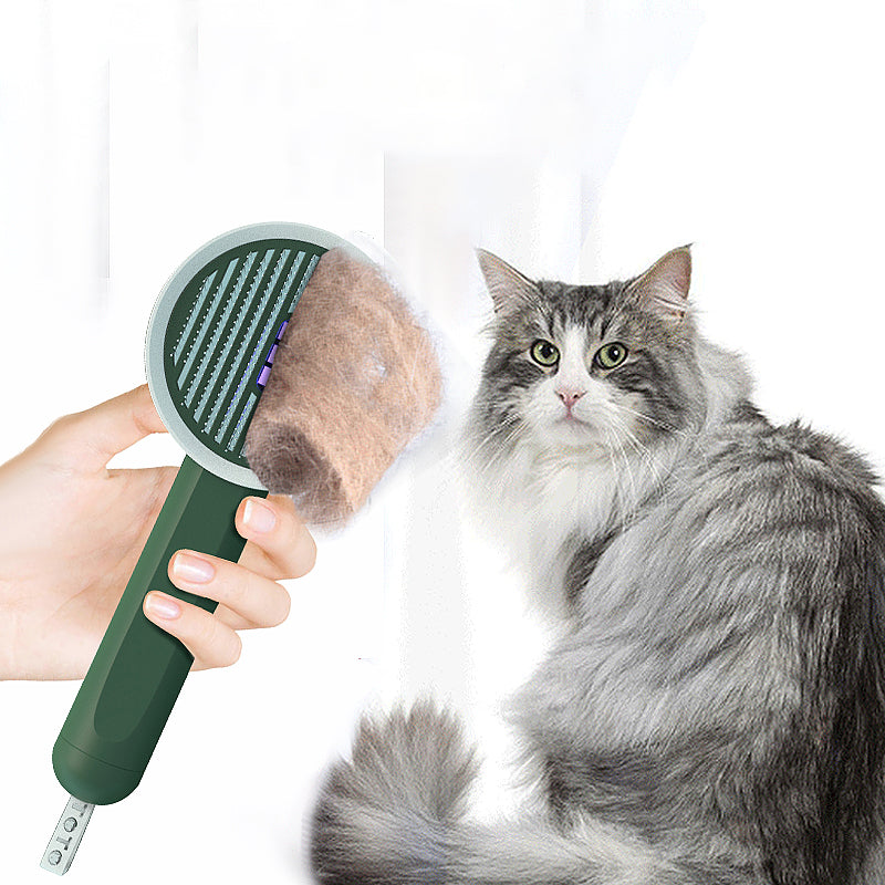 Hoopet 2-In-1 Pet Grooming Comb UVC Detection Hair Removal Brush