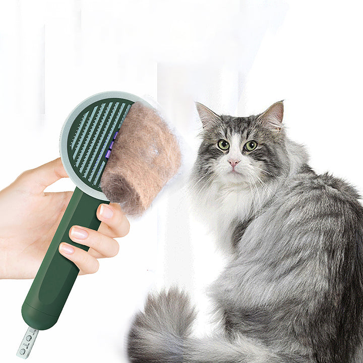 Hoopet 2-In-1 Pet Grooming Comb UVC Detection Hair Removal Brush