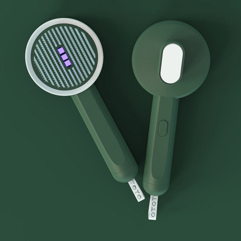 Hoopet 2-In-1 Pet Grooming Comb UVC Detection Hair Removal Brush