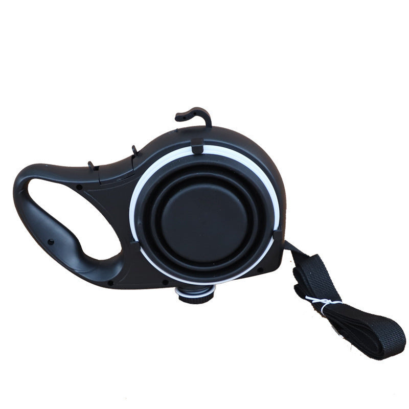 Multifunctional Portable Pet Leash With Water Bottle Holder