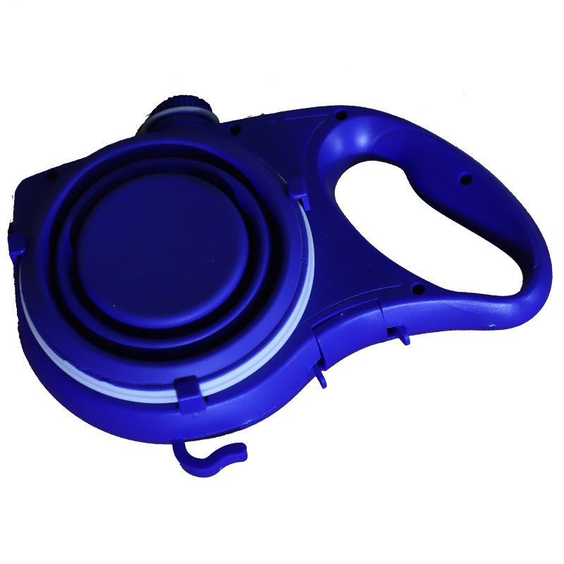 Multifunctional Portable Pet Leash With Water Bottle Holder