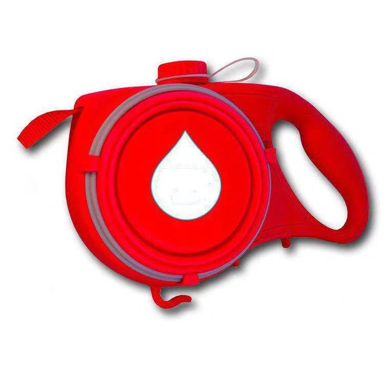 Multifunctional Portable Pet Leash With Water Bottle Holder