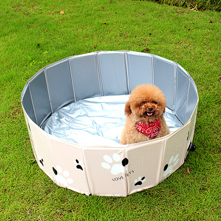 Pet Portable Foldable Swimming Bath Tub Spa Pool