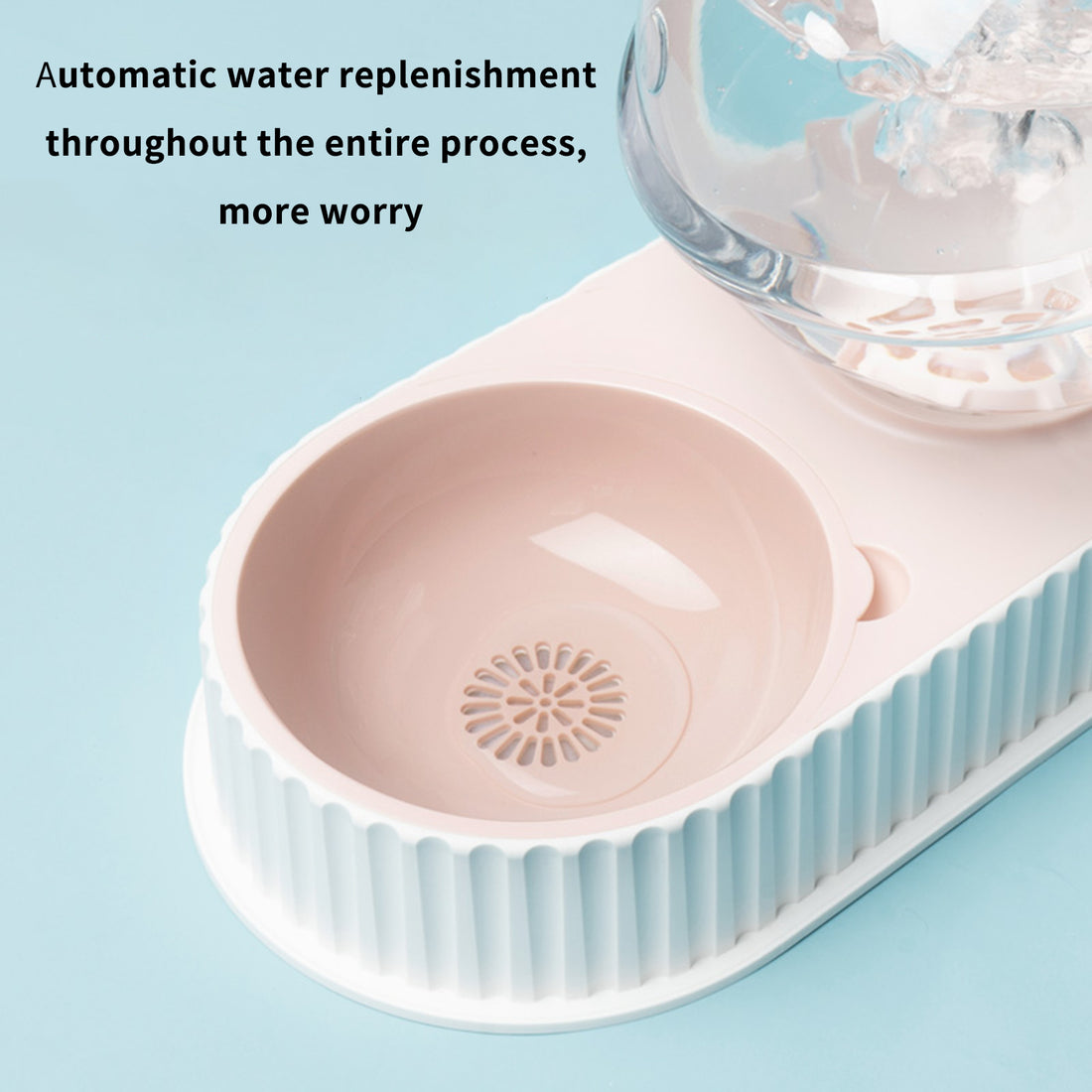 Automatic Plastic Pet Feeding Water Bowl Dispenser