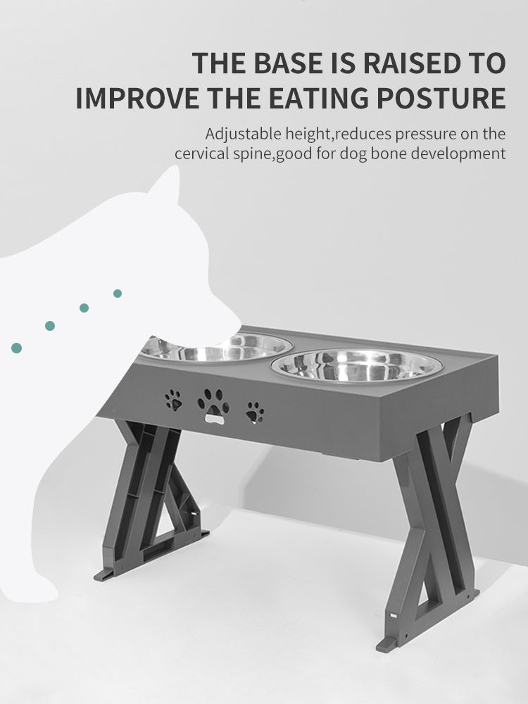 Folding Stainless Steel Pet Feeding Bowl