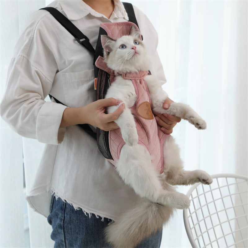 Pet Portable Backpack Carrier Spring Outing Bag