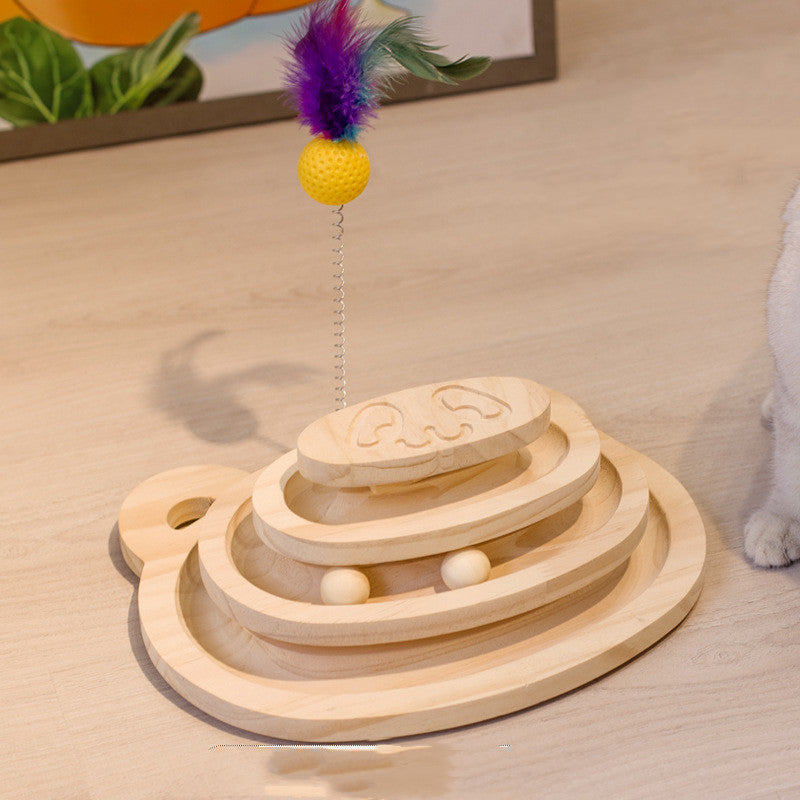 Interactive Pet Scratcher Maze Ball Toy
