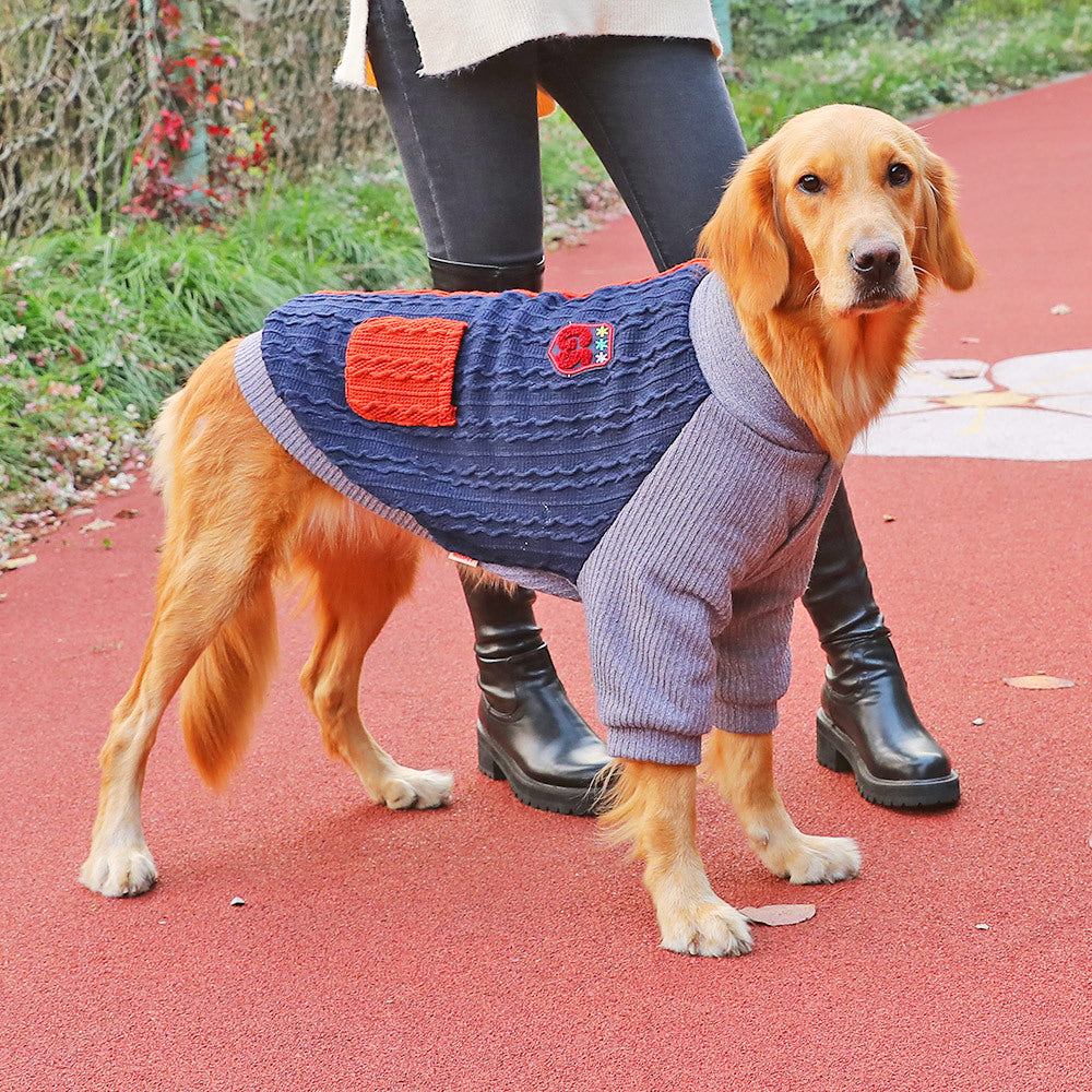 Winter Warm Pet Coat For Large Breed Comfort