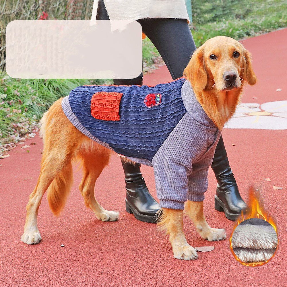 Winter Warm Pet Coat For Large Breed Comfort