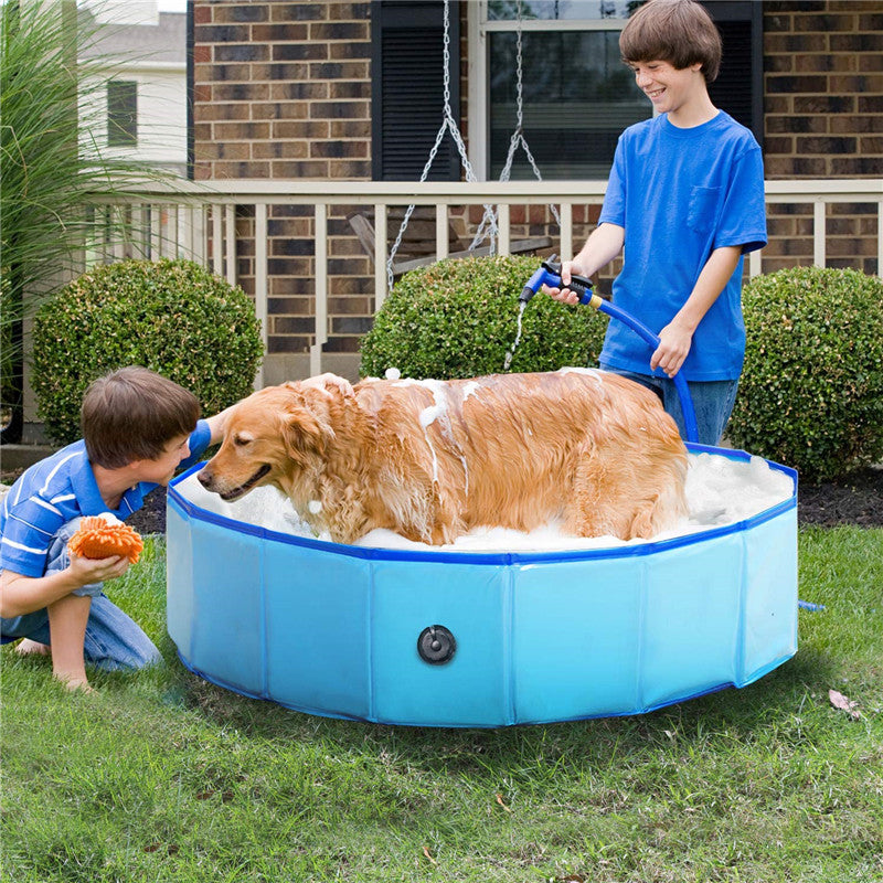 Pet Foldable Bath Swimming Tub Collapsible Indoor Outdoor Pool