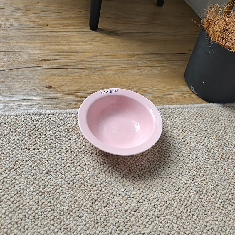 Anti Tumble Elevated Ceramic Double Pet Feeding Bowl