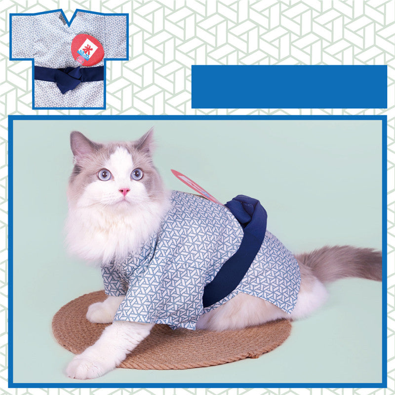 Spring Summer Pet Yukata Kimono Outfit