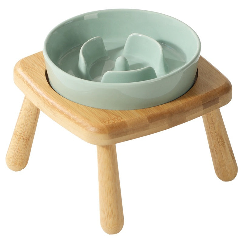 Ceramic Slow Feeding Anti Choke Pet Feeder Bowl