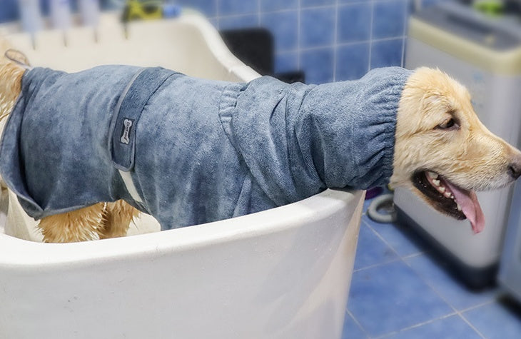 Pet Highly Absorbent Cotton Bathrobe Drying Towel