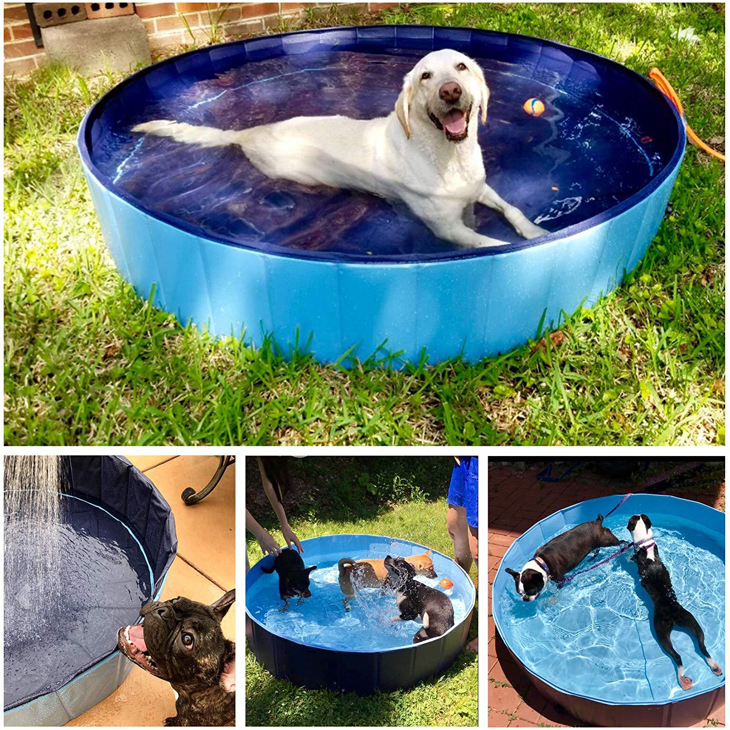 Pet Foldable Bath Swimming Tub Collapsible Indoor Outdoor Pool