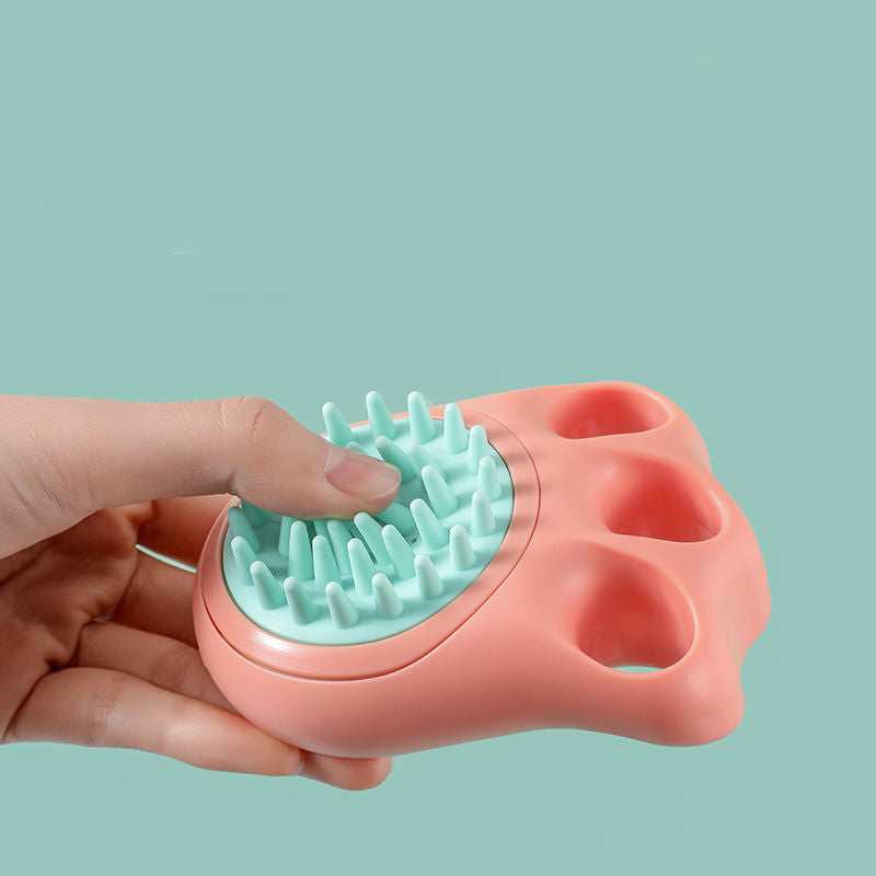 Pet Claw Bath Massage Grooming Brush Cleaning Tool