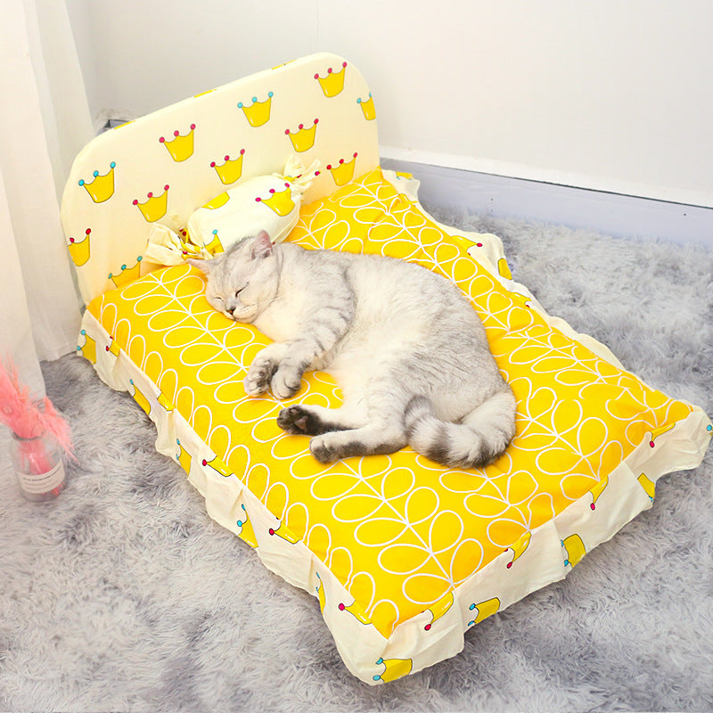 Arctic Velvet Pet Cave Nest Bed With Pillow And Pad