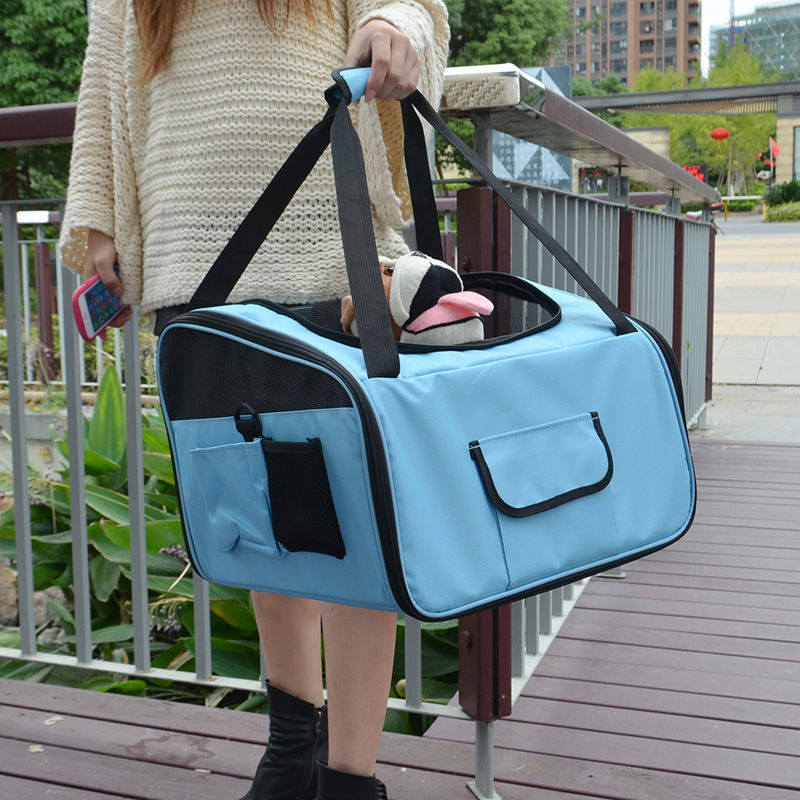 Portable Pet Backpack Carrier Diaper Bag Multi Functional Travel Bag