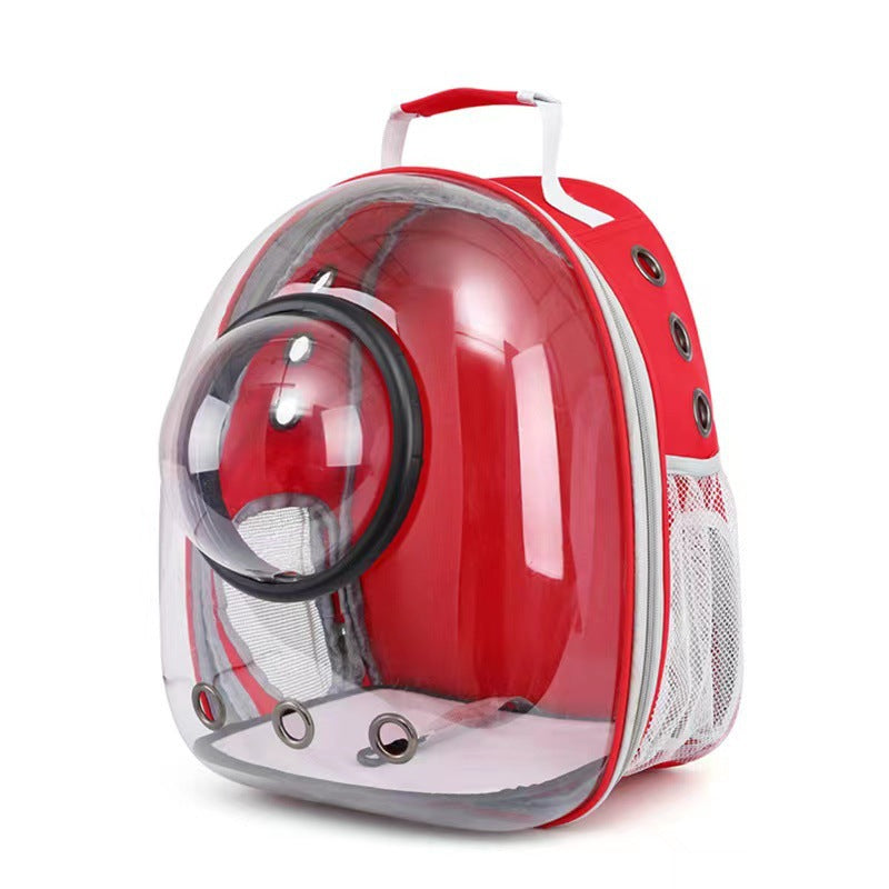 Transparent Breathable Large Capacity Pet Backpack Carrier Bag