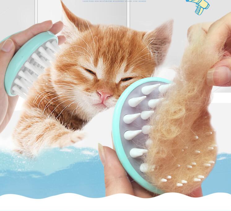 Pet Massage Bath Grooming Brush Shower Cleaning Comb Tool