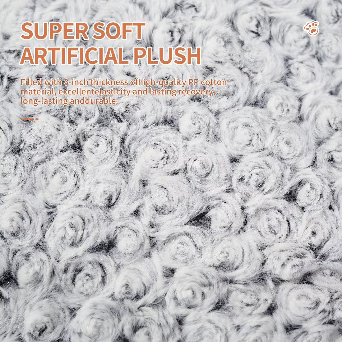 Washable Plush Anti-Slip Dog Bed Mat