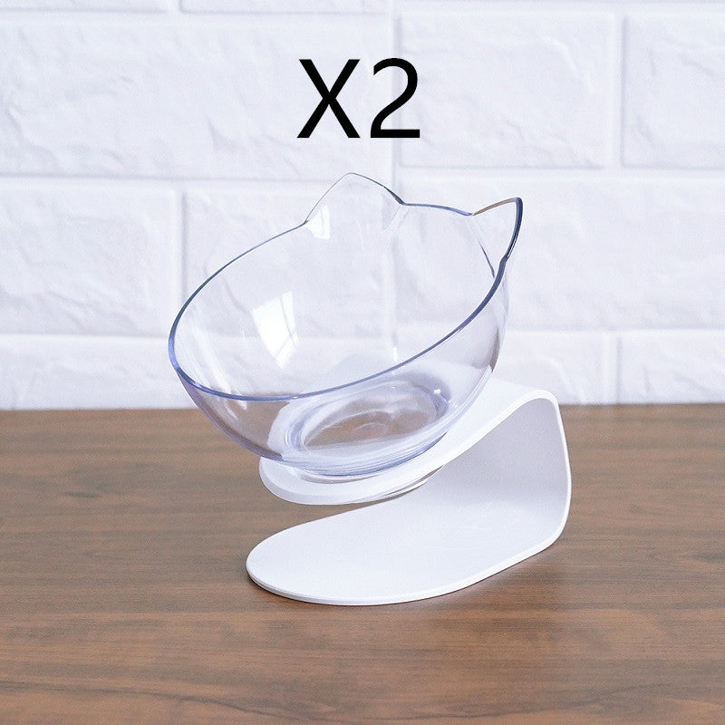 Non Slip Double Raised Pet Feeding Bowl Stand