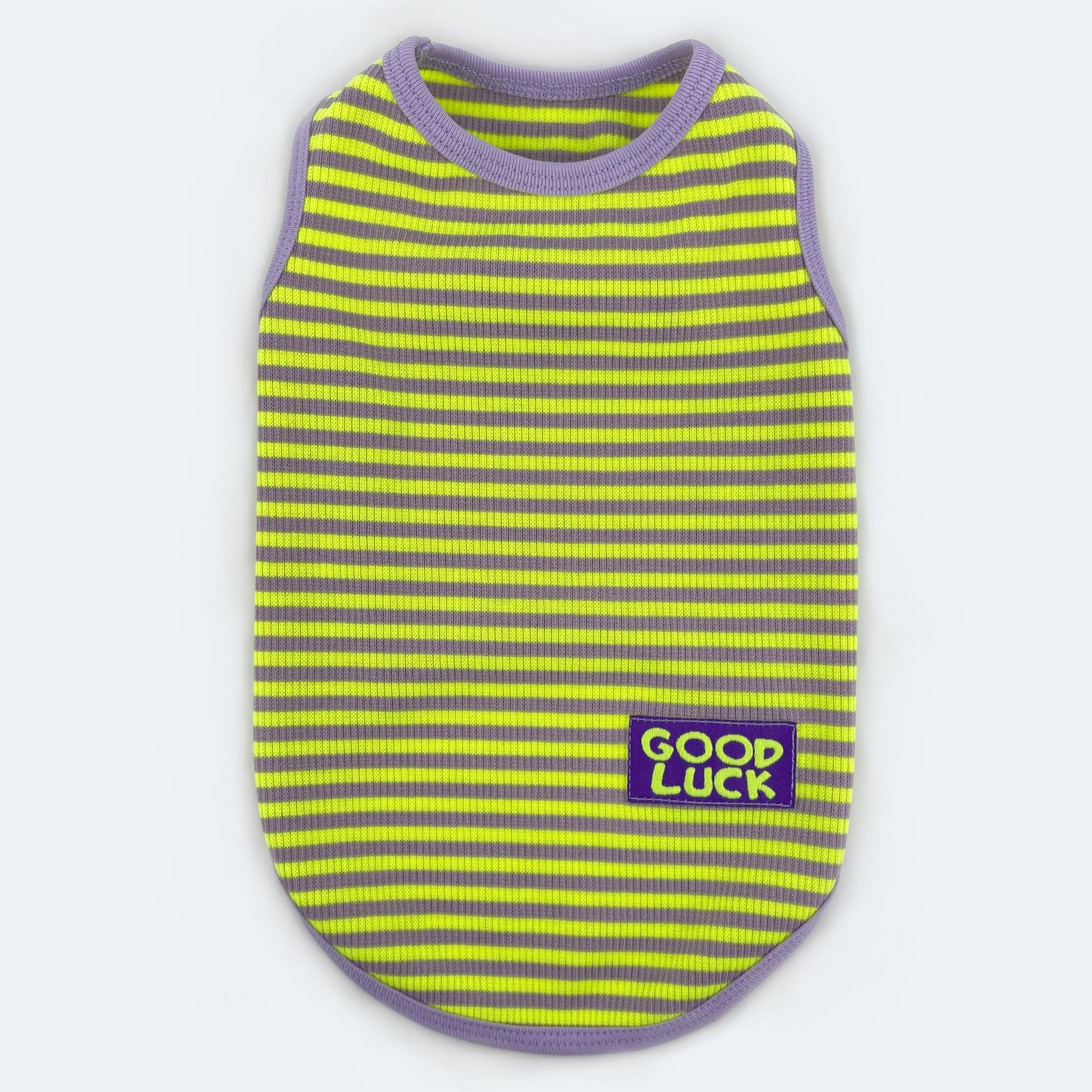 Breathable Striped Vest For Small And Medium Pets