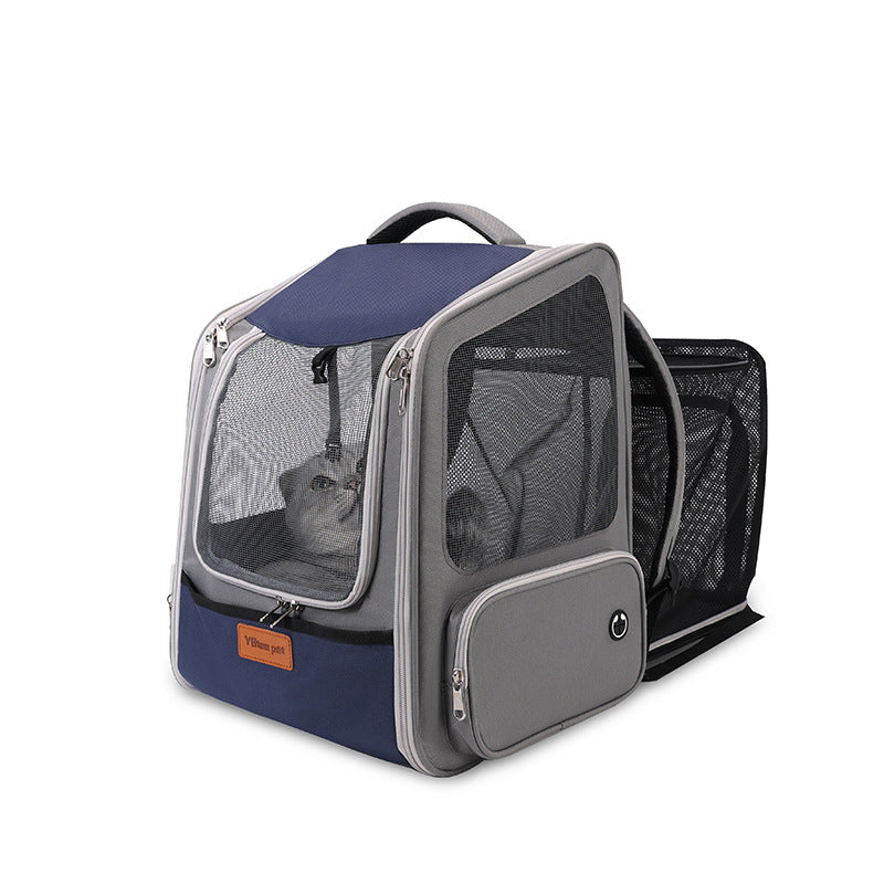 Portable Expandable Pet Backpack Large Capacity Diaper Bag