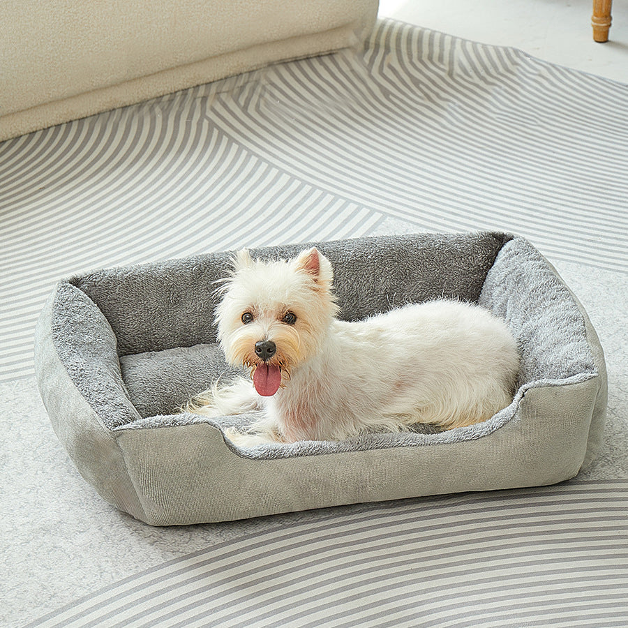All-Season Warm Dog Sofa Bed Nest