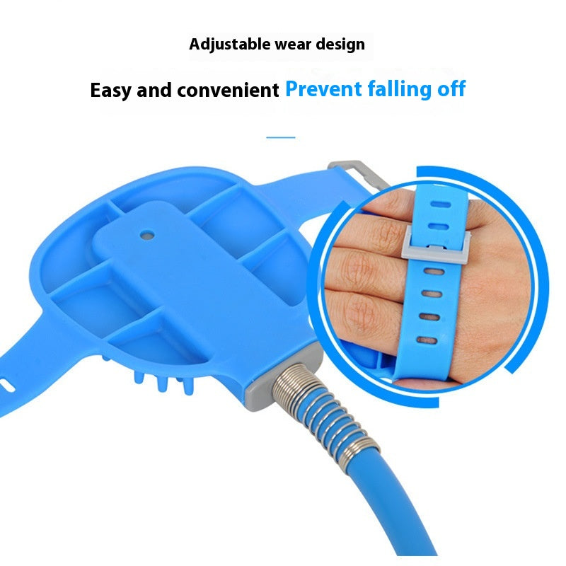 Pet Silicone Bathing Gloves Shower Massage Brush Nozzle Tool