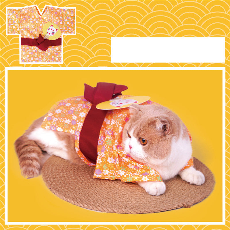 Spring Summer Pet Yukata Kimono Outfit
