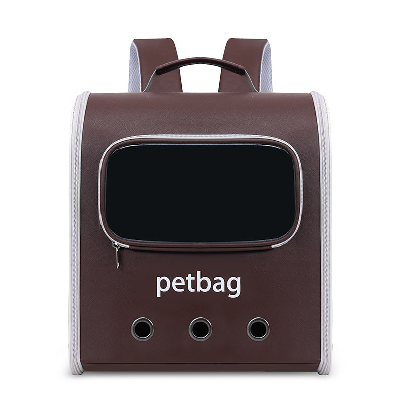 Large Capacity Portable Pet Backpack Transparent Window Carrier